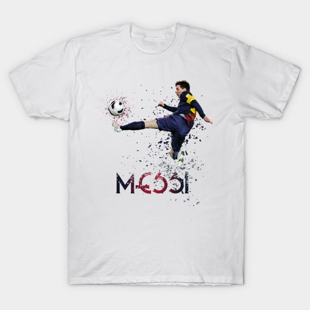 Lionel Messi T-Shirt by armaan8014